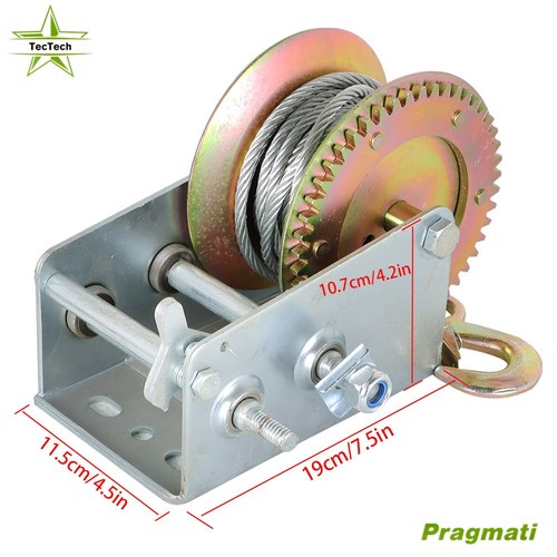Durable hand crank winch - durable,